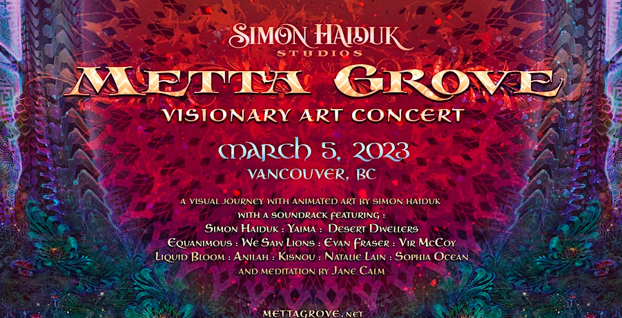 Read more about the article Metta Grove Visionary Art Concert by Simon Haiduk